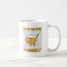 Funny Schrodinger's Cat Lolcat Coffee Cup Coffee Mugs