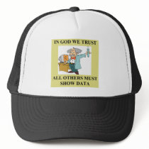 funny science joke trucker hat