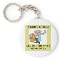funny science joke key chains