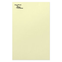 Funny - Scissors - "Run With Me!" Stationery Paper