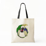 Funny Screaming Citron Cockatoo Bag