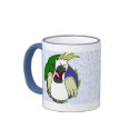 Funny Screaming Citron Cockatoo Mug