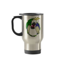 Funny Screaming Citron Cockatoo Travel Mug