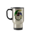Funny Screaming Citron Cockatoo Travel Mug
