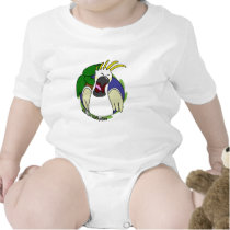 Funny Screaming Citron Cockatoo t-shirts by MenagerieMayhem Funny Screaming Citron Cockatoo t-shirts