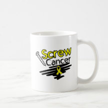 Funny Screw Ewing Sarcoma Cancer Mugs