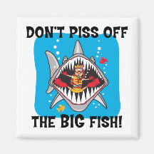 Funny SCUBA Diving Refrigerator Magnet