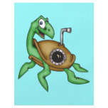 Funny Sea Turtle Full Color Flyer