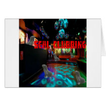 Funny Seal Clubbing T shirt Greeting Cards