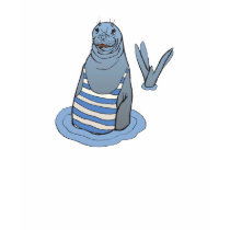 funny seal wearing bathing suit t-shirts by doonidesignsanimals funny seal wearing bathing suit t-shirts