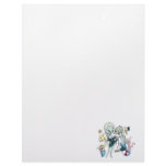 funny sexy zombie lady peep vector cartoon letterhead