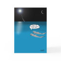 Funny Shark Greeting Card by bad_Onions Funny Shark Greeting Card