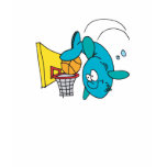 funny shark playing basketball t-shirts