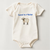 Funny Sheep baby crawler shirt