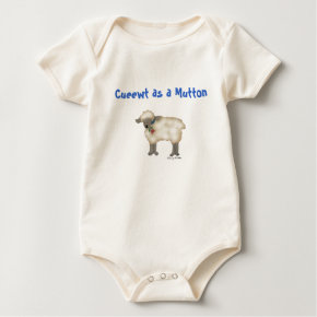 Funny Sheep baby crawler shirt