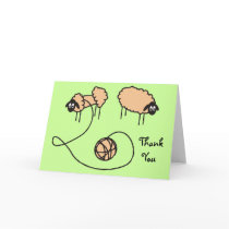 Funny Sheeps Card