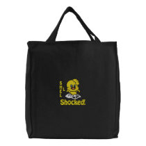 Funny Shell Shocked Bird Embroidered Bag embroidered bags