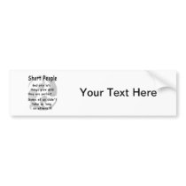 Funny Short People Revenge. Bumper Stickers