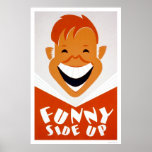 Funny Side Up Reading 1939 WPA Poster