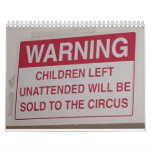 funny sign calender wall calendar