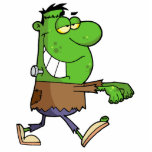 funny silly cartoon frankenstein for halloween cut outs