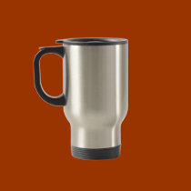 funny silver travel mug
