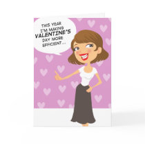 Funny Simplify Valentines Day Greeting Card