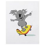 funny skateboarding koala bear flyers