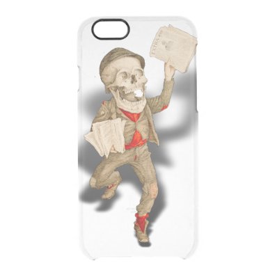 Funny Skeleton Clear iPhone 6/6S Case