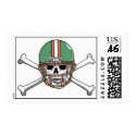 funny skeleton football postage postage by forbes1954 funny skeleton football postage postage