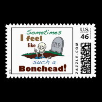 Funny Skeleton Stamps