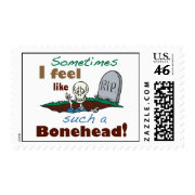 Funny Skeleton Stamps stamp