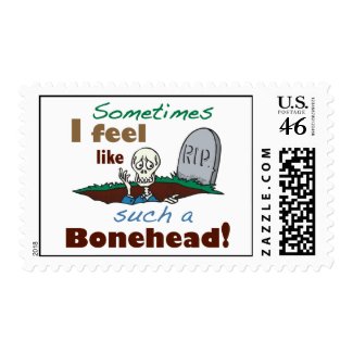 Funny Skeleton Stamps stamp