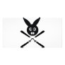 funny ski bunny icon photo greeting card