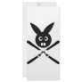 funny ski bunny icon rack cards
