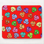 Funny skulls mouse pad