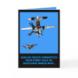 Funny skydiving card