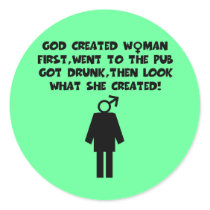 Funny slogan anrti men women's stickers by Femfatal Funny slogan anrti men women's stickers
