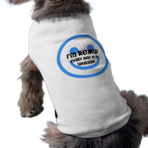 Funny smile retirement pet clothing