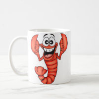Funny Smiling Lobster Coffee Mugs
