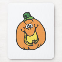 funny smiling pumpkin mousepads