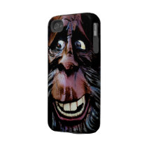 Funny Smiling Sasquatch Face Iphone 4 Tough Cover