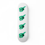 Funny Snake Cartoon. Skate Board
