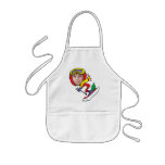 Funny Snow Skier Photo Face Template aprons