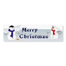 Funny Snowman Bumper sticker bumper stickers