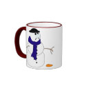 Funny Snowman Coffee Cup mugs