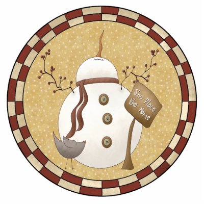 Funny Snowman Ornament Photo Sculpture by christmas_tshirts