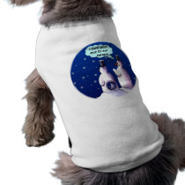 Funny Snowmen Cartoon pet clothing