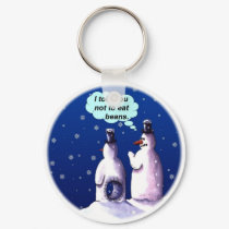 Funny Snowmen Cartoon keychains by GAZoomIn Funny Snowmen Cartoon keychains