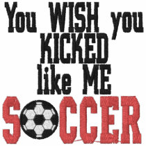 Funny Soccer Embroidered Shirt embroidered shirts